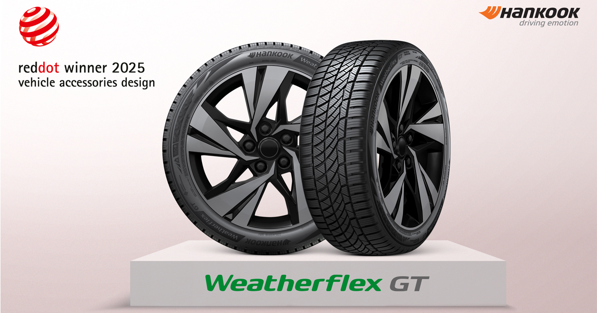 ハンコックタイヤの『WeatherFlex GT』が2025年レッドドット・デザイン