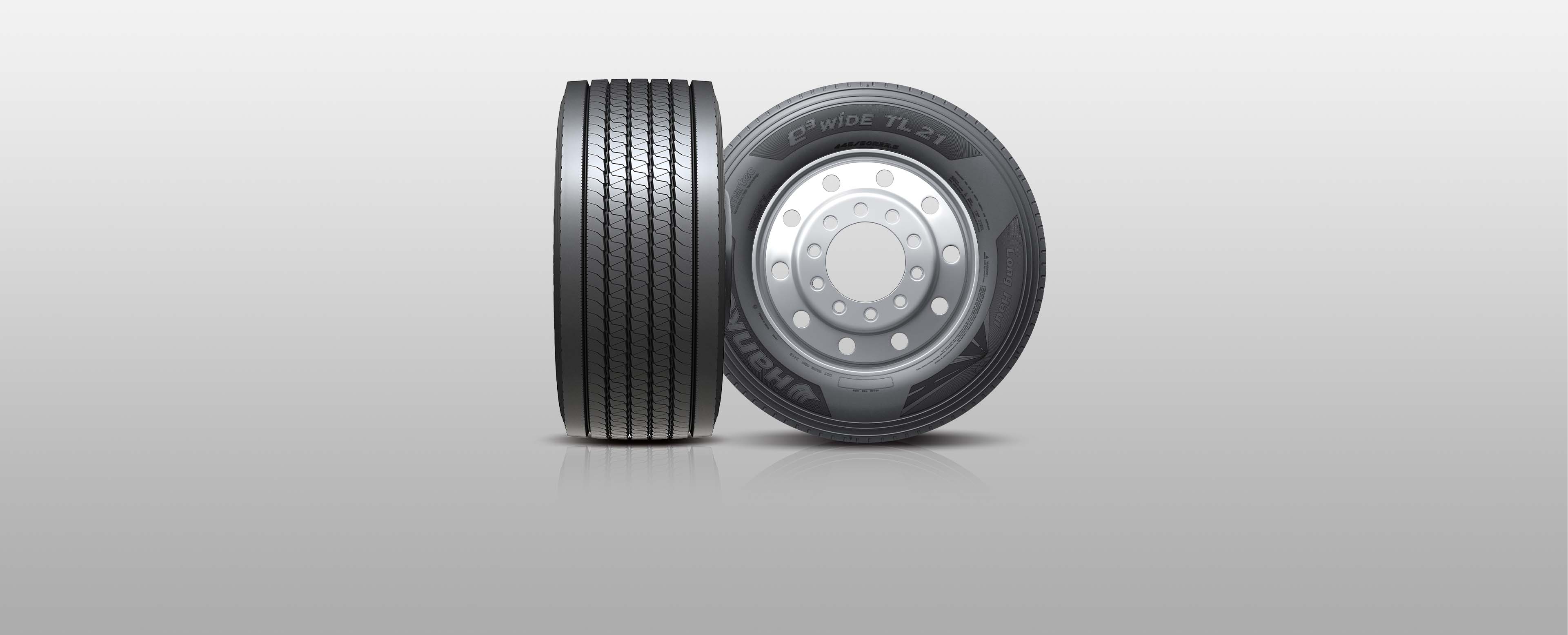 Hankook Tire & Technology-Tires-Smart-Smart e3 Wide-TL21-Long Haul Wide Base Trailer with Long Mileage and Fuel Efficiency