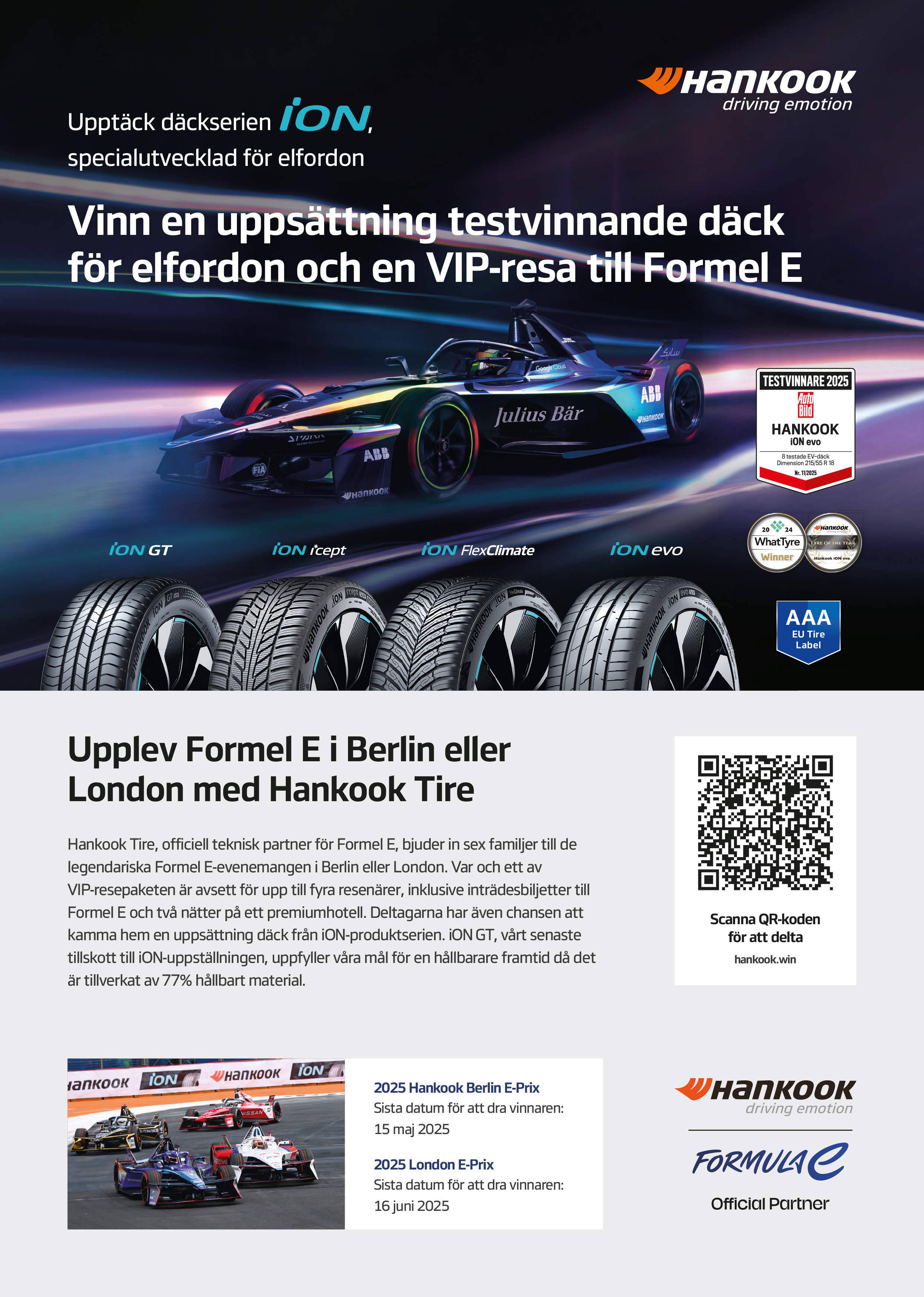 Win a VIP Trip to Formula E
